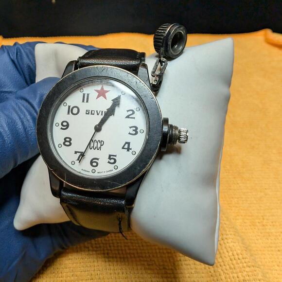 Vintage Gruen Russian CCCP Wrist Watch Soviet 80's Original - Picture 2 of 7